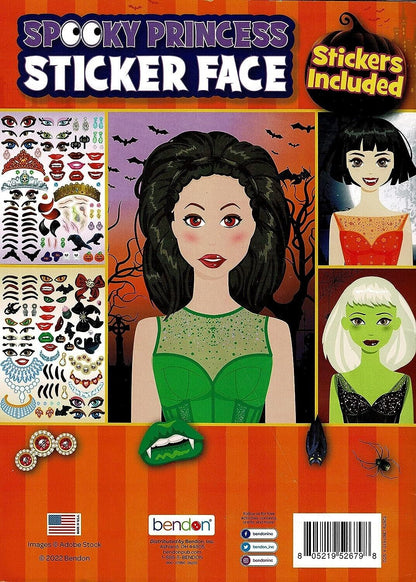 Spooky Sticker Face - Halloween Sticker Activity Book v3