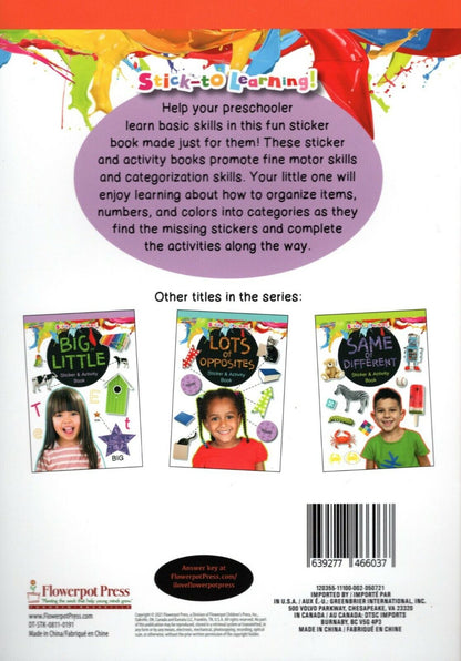 Stick-to Learning - Lots of Sorting - Sticker & Activity Book