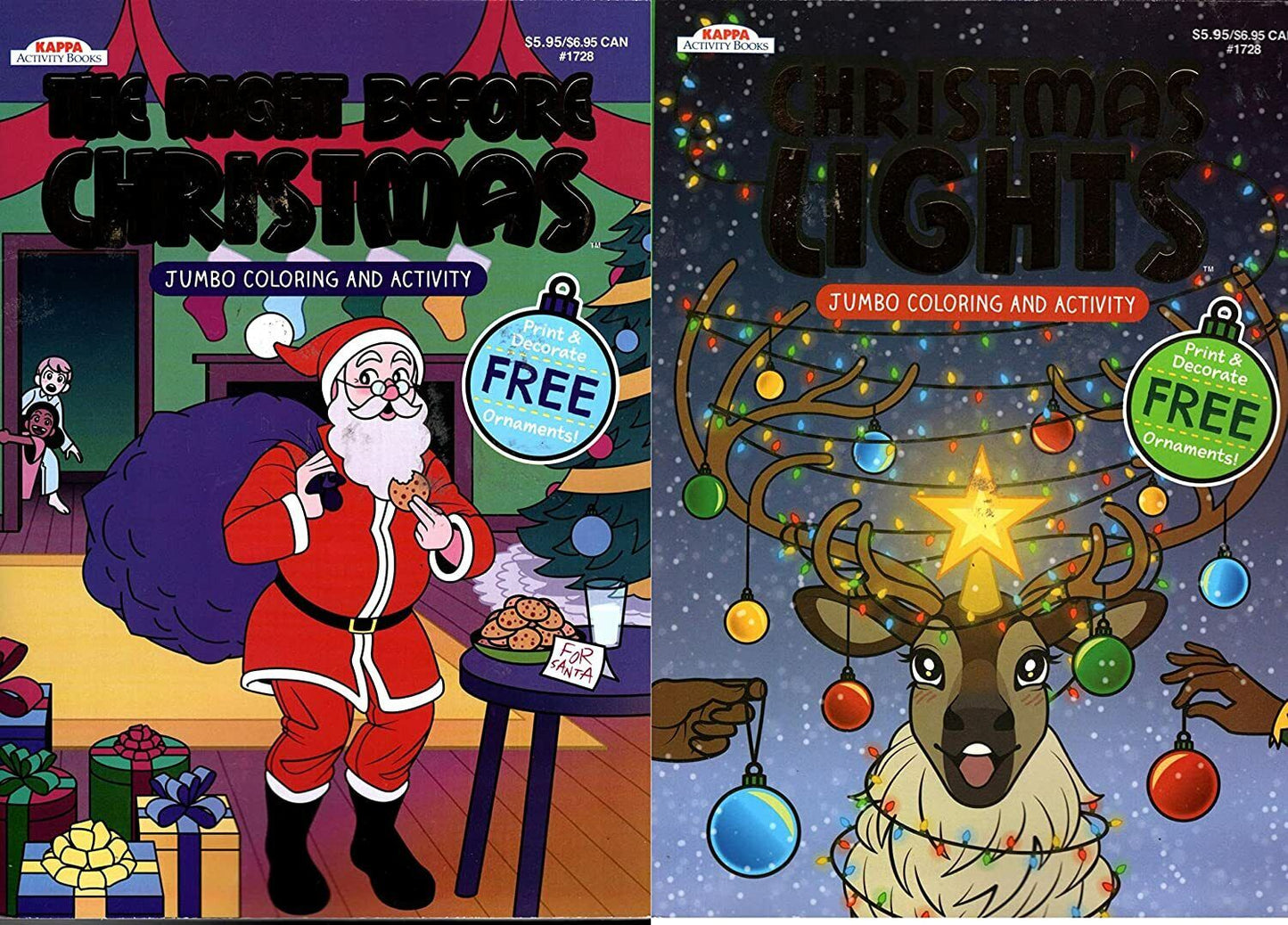 Christmas Holiday - Activity Book ~ Christmas Lights & The Night Before Christmas