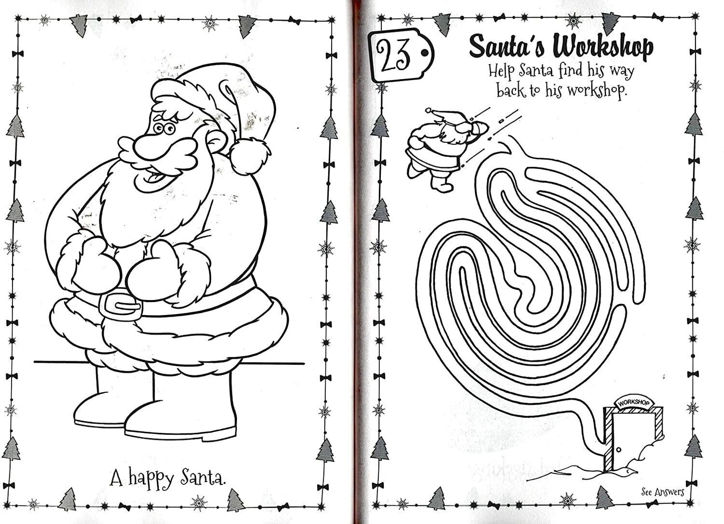 Christmas Holiday - Activity Book ~ Christmas Lights & The Night Before Christmas