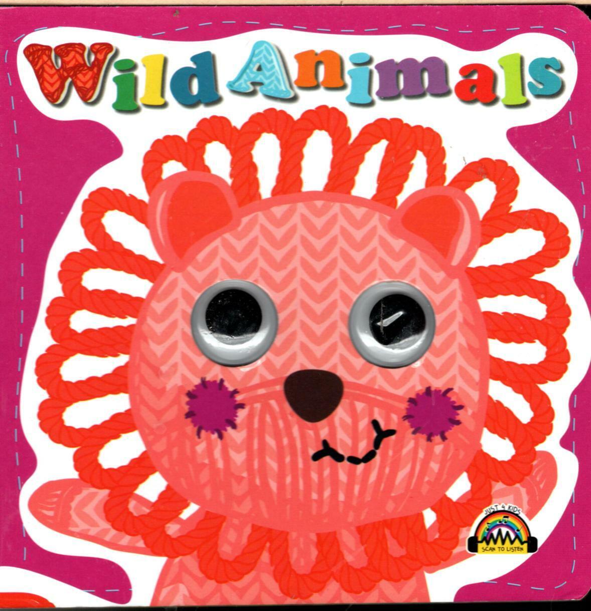 Wiggly Eyes - Farm Animals, Wild Animals, Dinosaurs, Forest Animals - Board Book