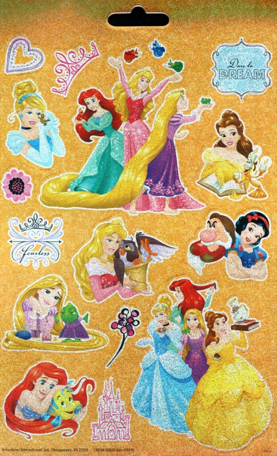 Disney Princess Sticker Collection - 4 Sheet Sticker Book