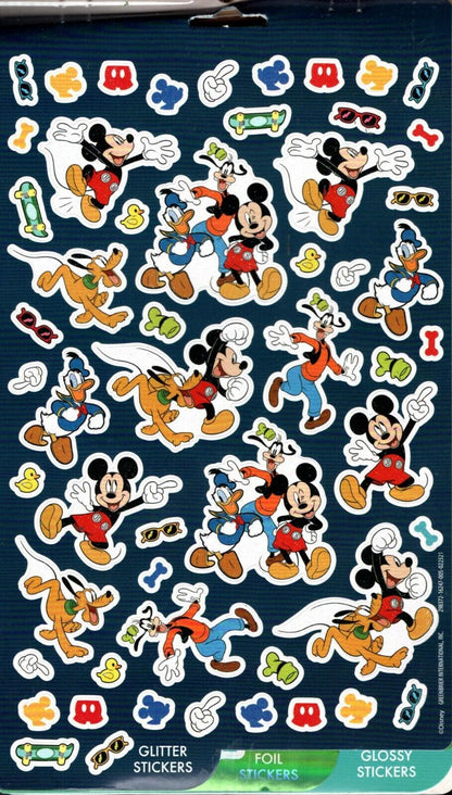 Disney Junior Mickey - Over 150 Includes Puffy, Glitter, Foil, Gloss Stickers