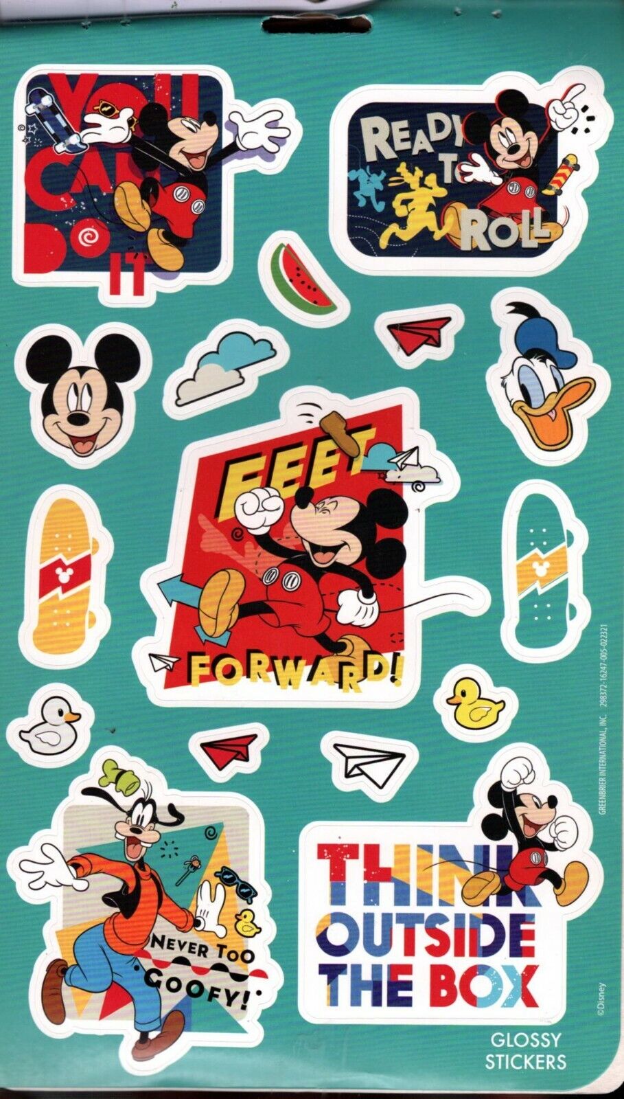 Disney Junior Mickey - Over 150 Includes Puffy, Glitter, Foil, Gloss Stickers