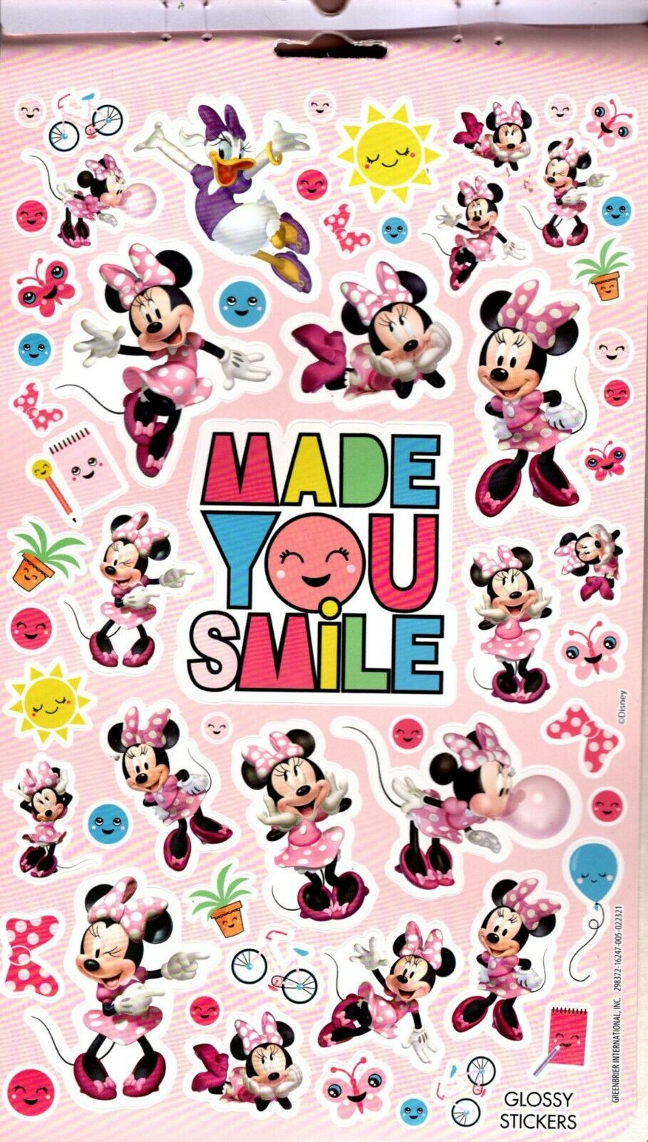 Disney Junior Minnie and Mickey - Over 150 Includes Puffy, Glitter, Foil, Gloss