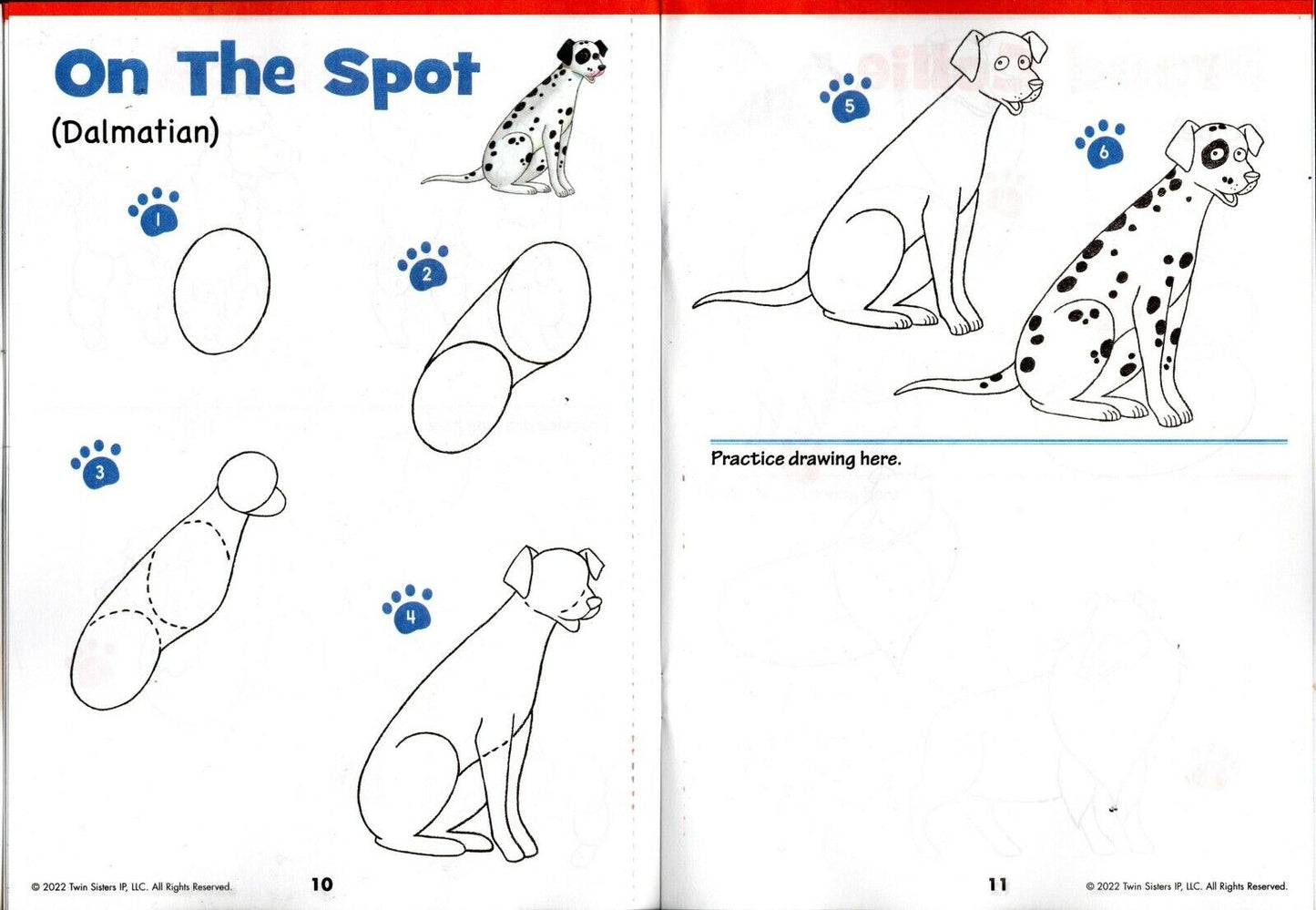 Step-by-Step Tutorial Books - Let`s Draw Dogs&Cat, Big Machines, Jungle Animals - Book