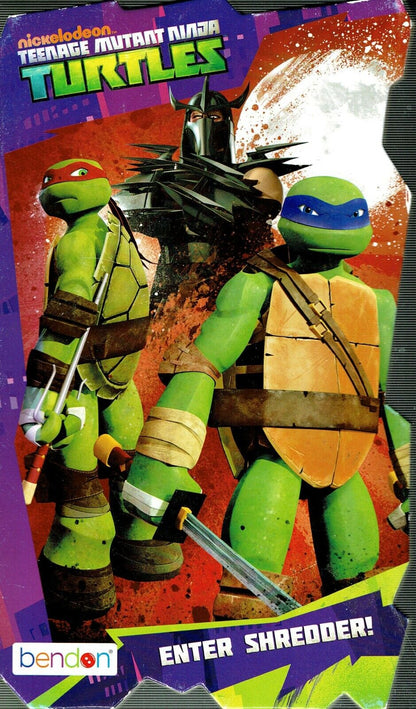 Nickelodeon - Teenage Mutant Ninja Turtles - Turtle Time & Enter Shredder 2 Book (Set of 3 Books)