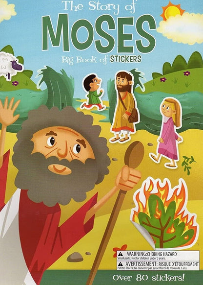 Big Book of Stickers - The Story of Moses - Activity Book Includes