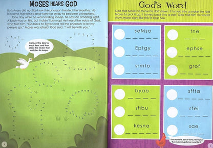 Big Book of Stickers - The Story of Moses - Activity Book Includes