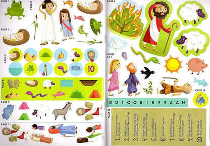 Big Book of Stickers - The Story of Moses - Activity Book Includes