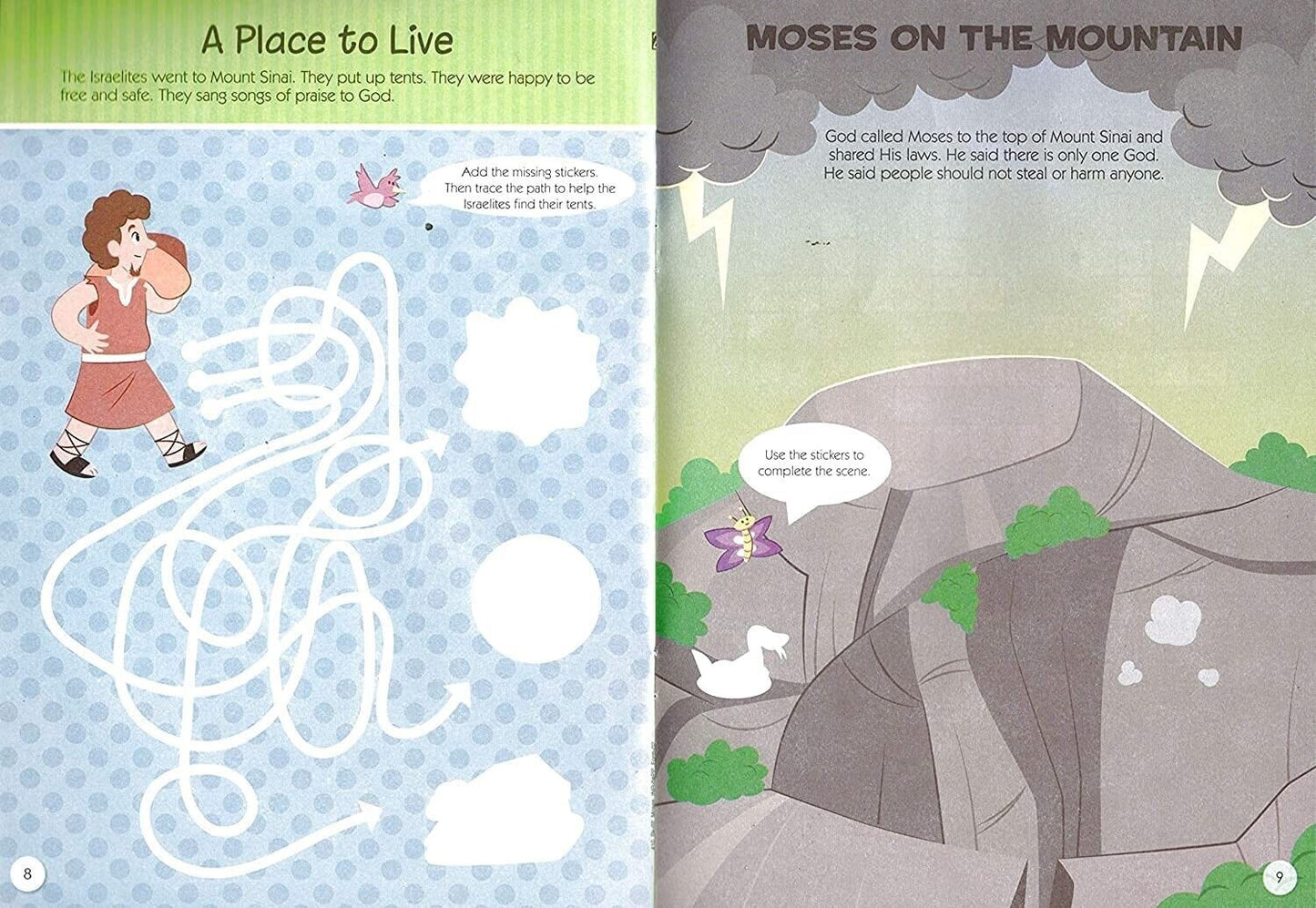 Big Book of Stickers - The Story of Moses - Activity Book Includes