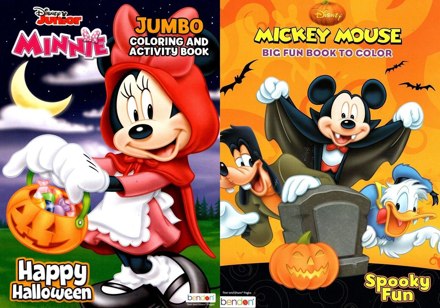 Disney Mickey & Minnie - Spooky Fun & Happy Halloween - Halloween Activity Book