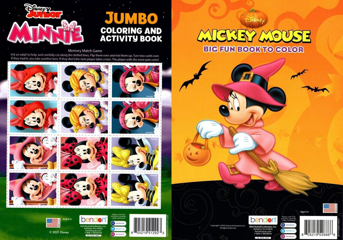 Disney Mickey & Minnie - Spooky Fun & Happy Halloween - Halloween Activity Book