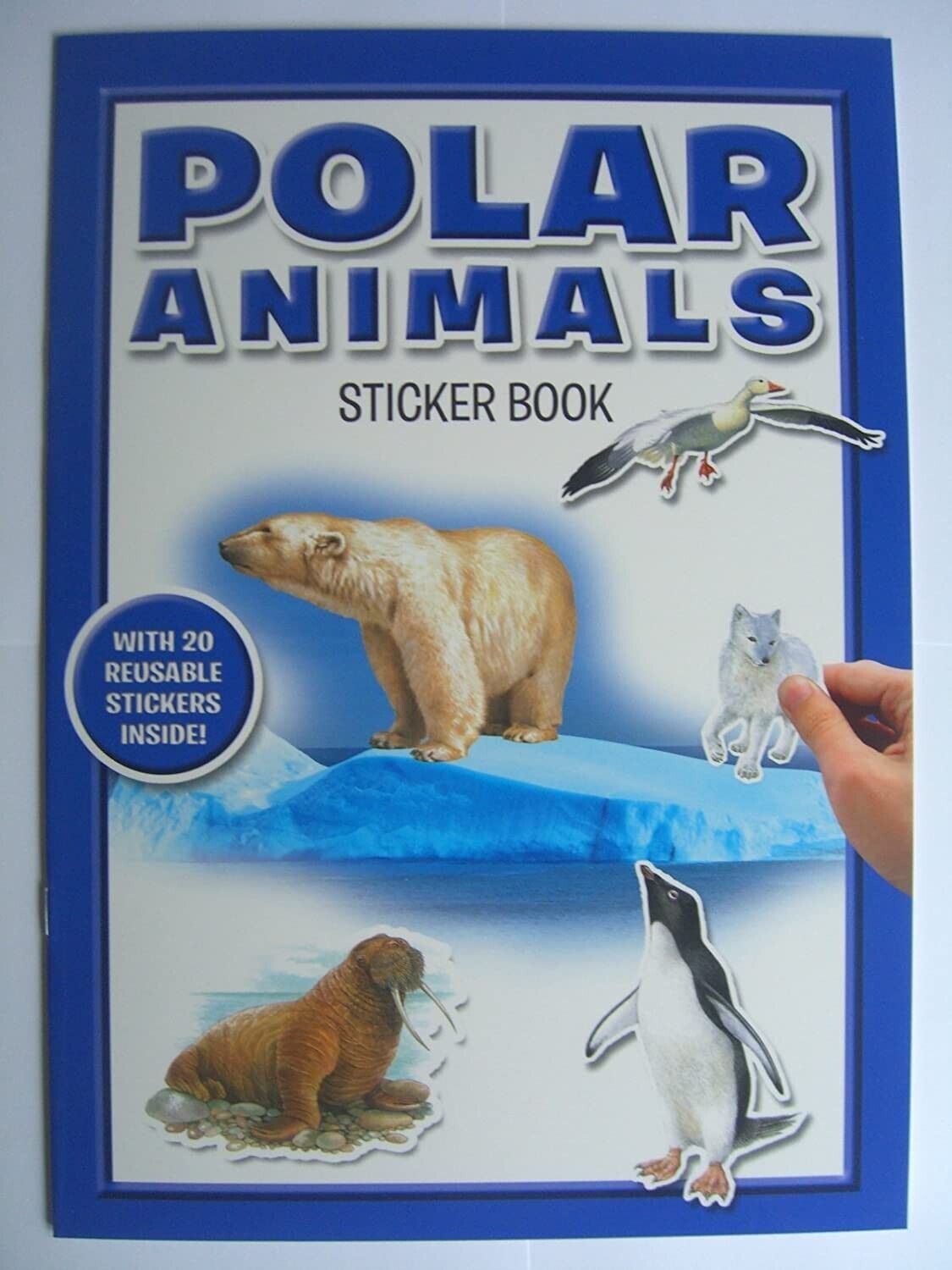 POLAR ANIMALS Sticker Book (A4)