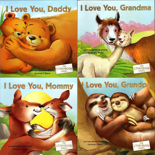 I Love You, Grandpa, Mommy, Grandma, Daddy - The Storybook Series - Books Set