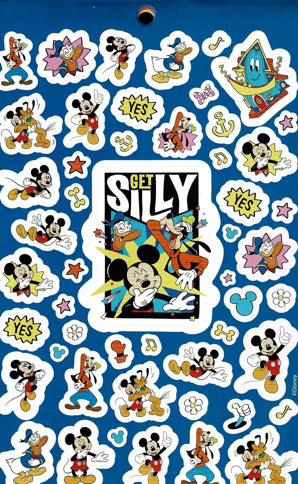 Disney Mickey - Over 200 Stickers 4 Sheet Sticker Books (Set of 2)