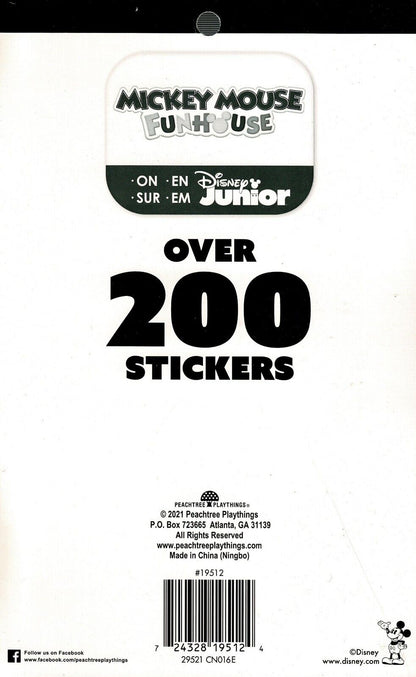 Disney Mickey - Over 200 Stickers 4 Sheet Sticker Books (Set of 2)