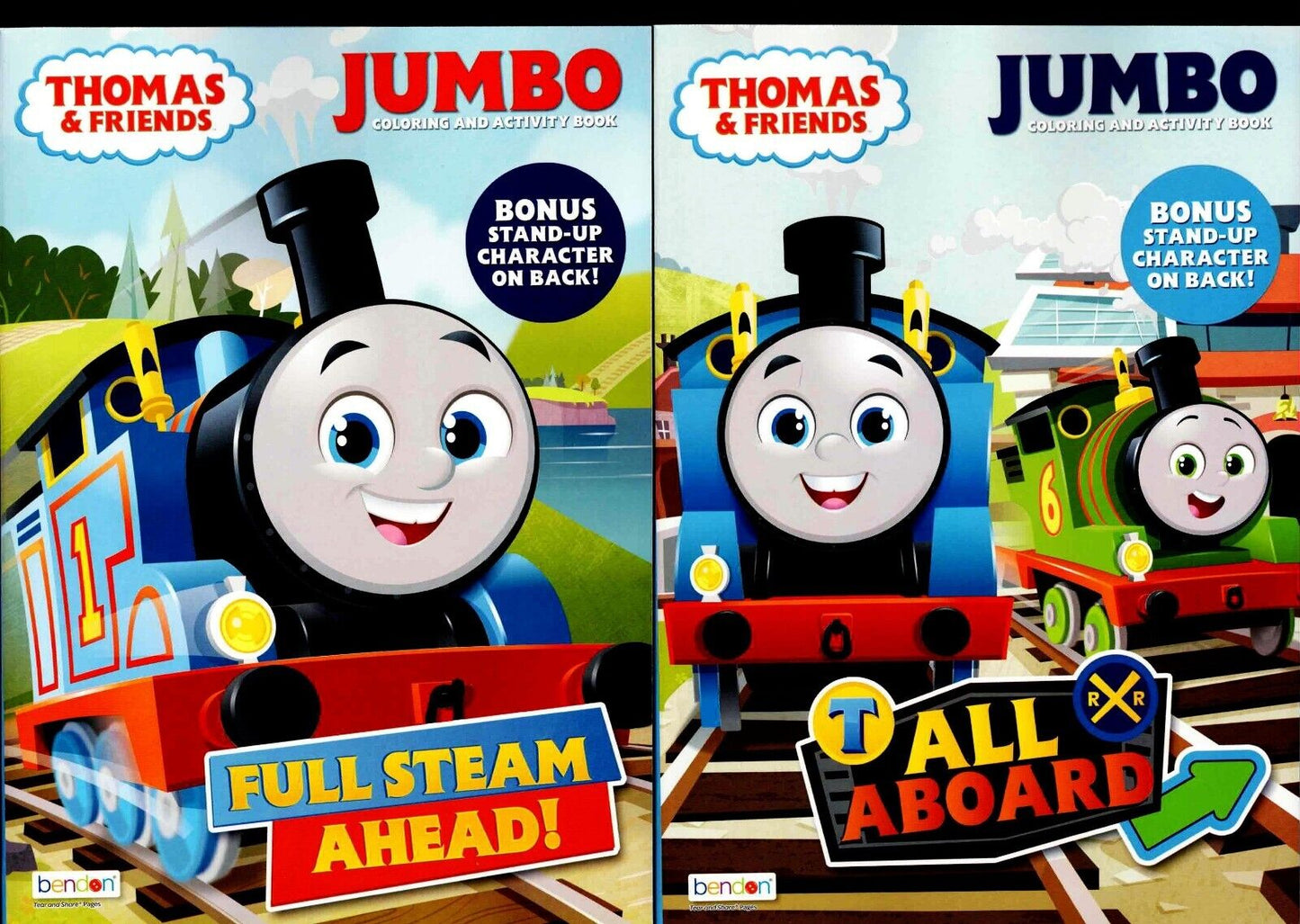 Tomas & Friends - Activity Book - Full Steam Ahead & All a Board Books