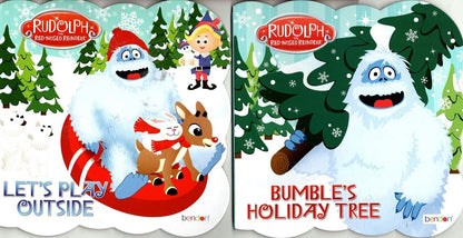 Christmas Edition - Rudolph - Let`s Play Outside & Bumble`s Holiday Tree - Book