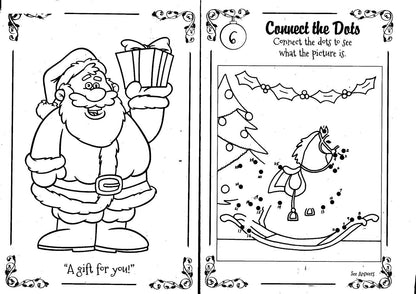 Santa`s Presents and Snowy Day - Christmas Holiday - Jumbo Activity Book