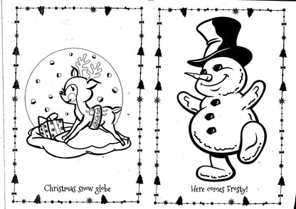 Santa`s Presents and Snowy Day - Christmas Holiday - Jumbo Activity Book