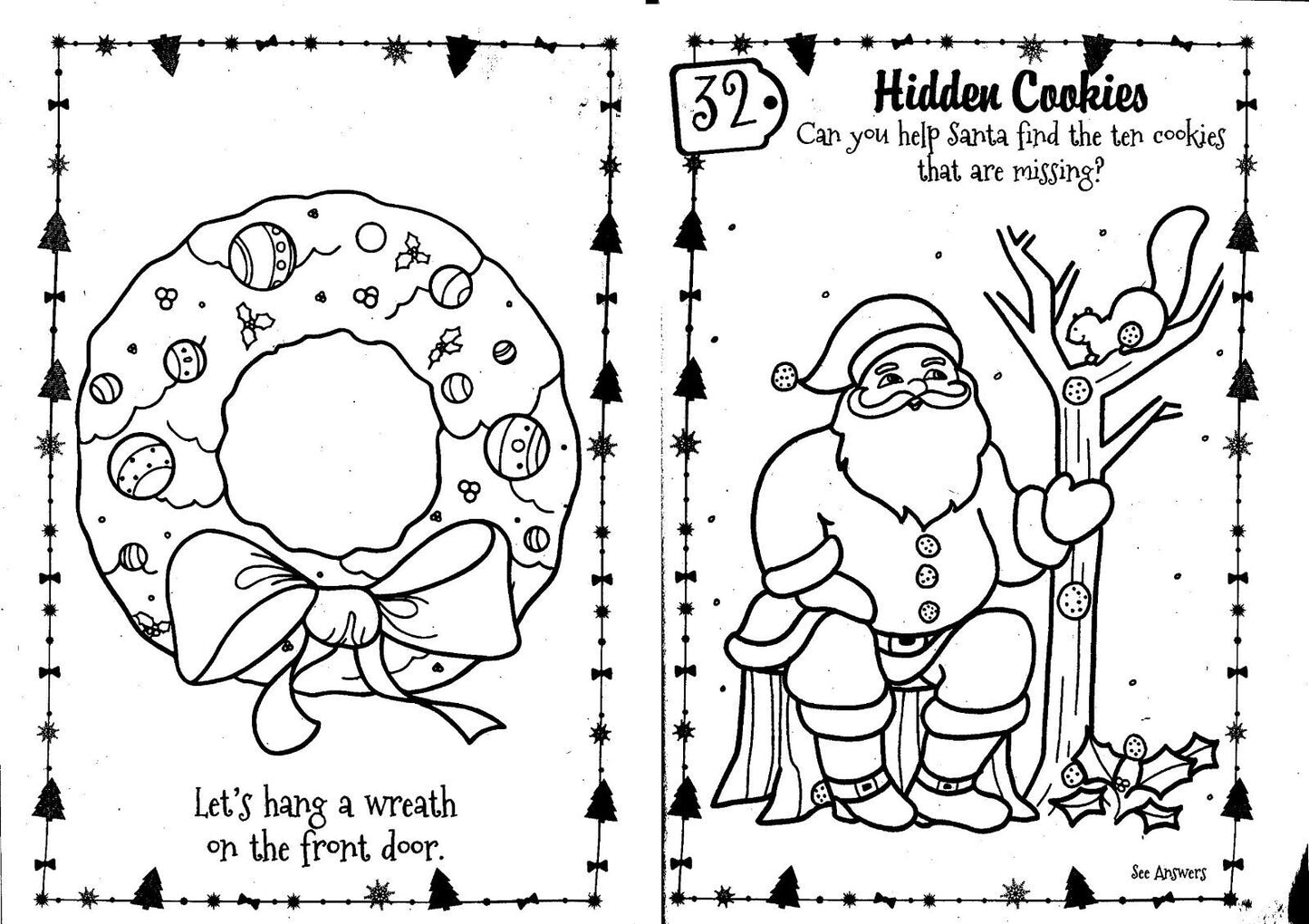 Santa`s Presents and Snowy Day - Christmas Holiday - Jumbo Activity Book