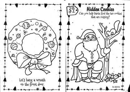 Santa`s Presents and Snowy Day - Christmas Holiday - Jumbo Activity Book