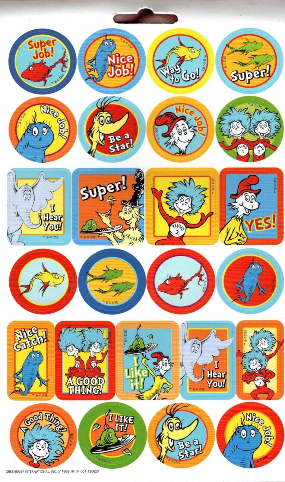 Dr. Seuss - 245 with Foil Sticker Book