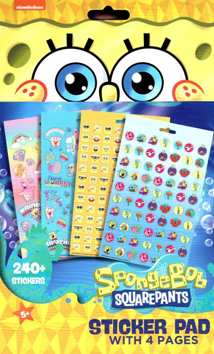 Nickelodeon SpoongBob SquarePants Sticker Pad with 4 pages