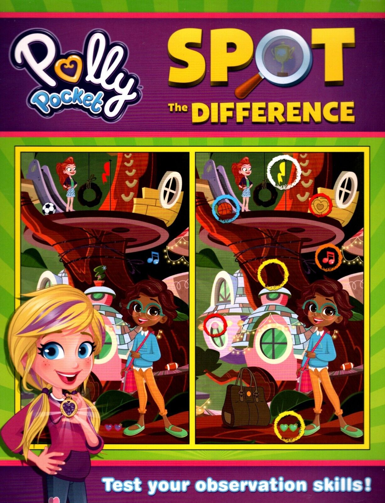 Polly Pocket - Spot the Difference - Test Your Observation Skills! Picture Book