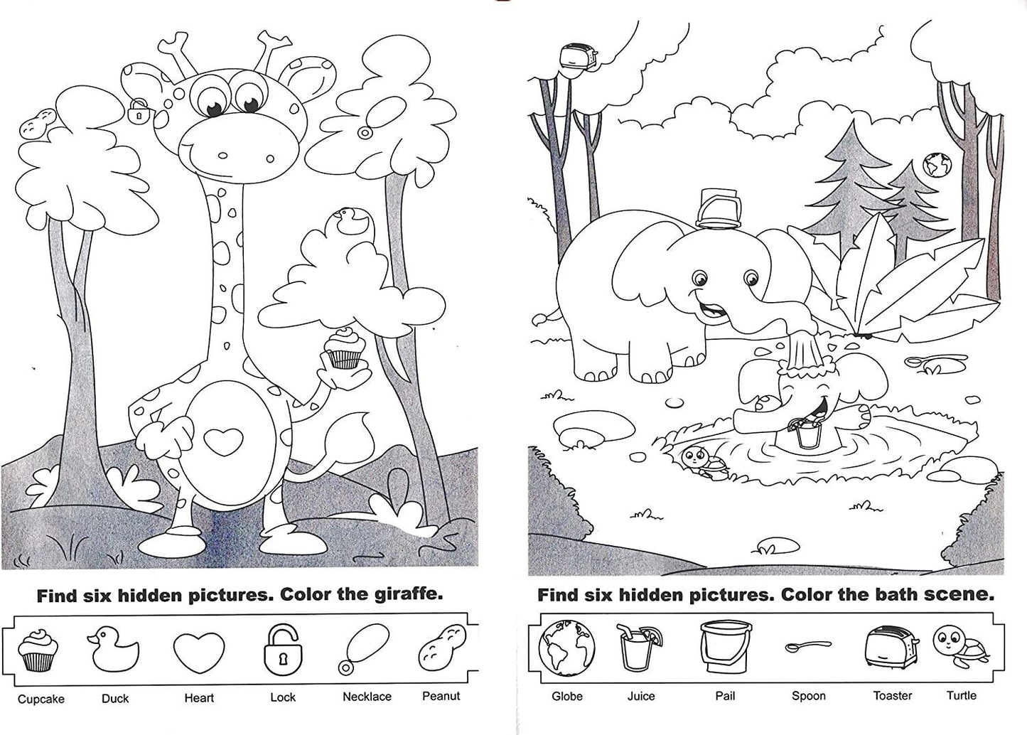 Hidden Pictures - Educational Activities Book Ages 3-6