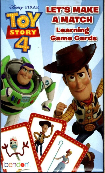 Disney Pixar Toy Story 4 - Let's Make a Match - Learning 36 Flash cards