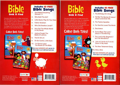 Bible Seek and Find - Old & New Testament - Activity Book (Set of 2 Books)