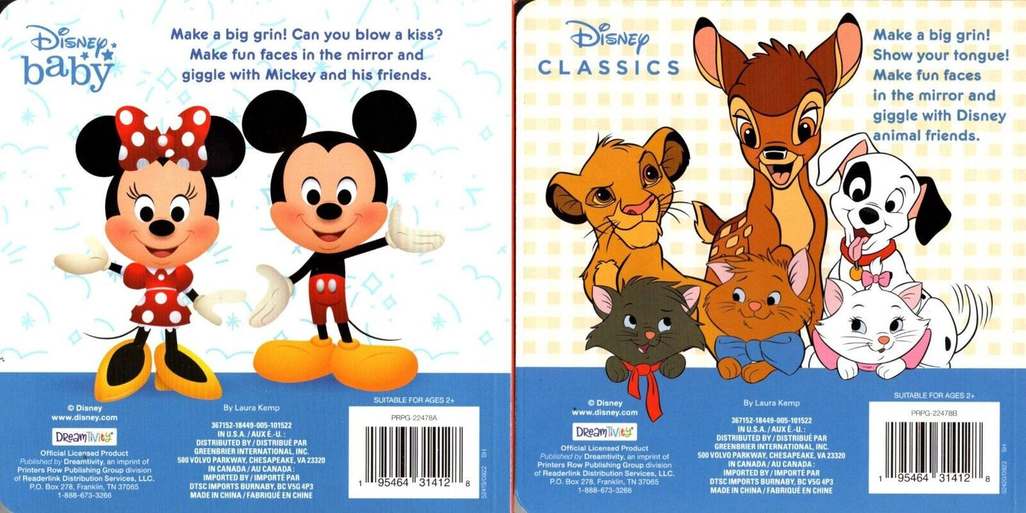 Disney Baby - Giggle-n-Grin and Disney Classics - Happy Faces Board Books