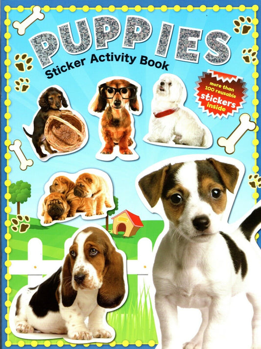 Puppies - Sticker Activity Book - More Than 100 Reusable Stickers Inside