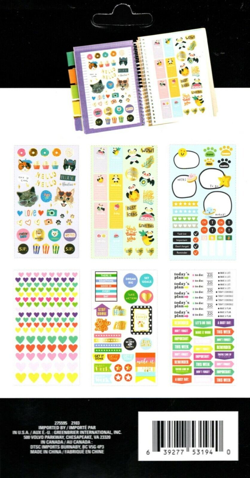 Let's Planner Stickers - 304 Ps Stickers Autocollants