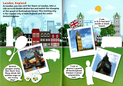 Sticker Activity Book - Around The World - with Over 100 Stickers