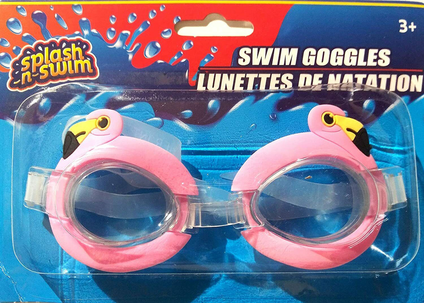 Splash-N-Swim - 26.5" Swimming Ring + Swim Goggles - Swim Time Fun! (2 Pack) -v3