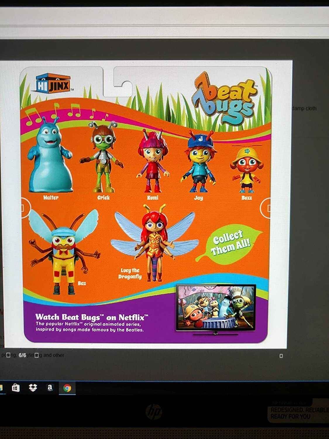 Beat Bugs Fab Figures BAZ Action Figure