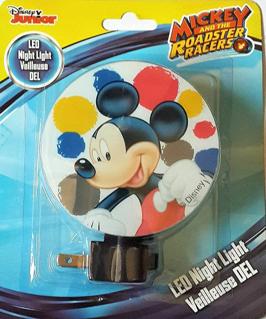 Disney Junior LED Night Light Veilleuse DEL / Disney Mickey and the Roadster