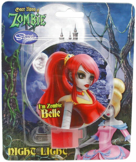 Once Upon a Zombie Belle Red Colored Base Night Light