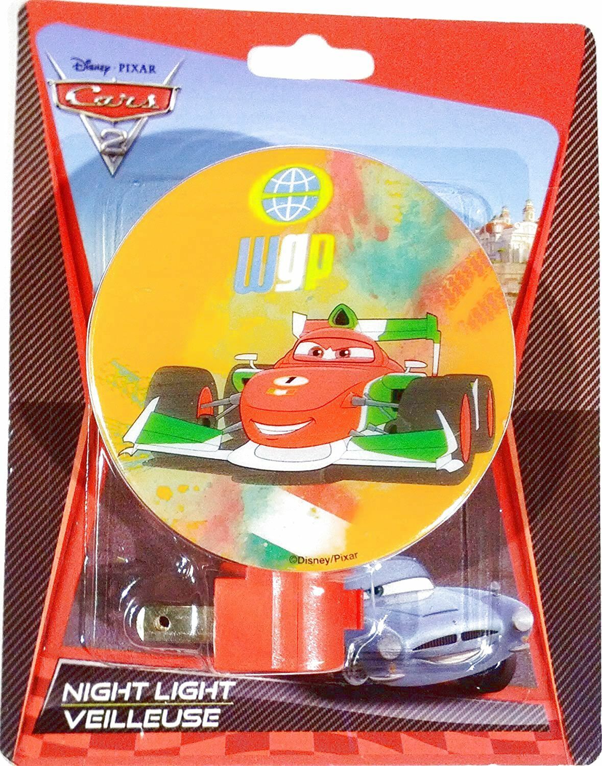 Disney Pixar Cars 2 Night Light World Grand Prix (WGP) Series Francesco Standup