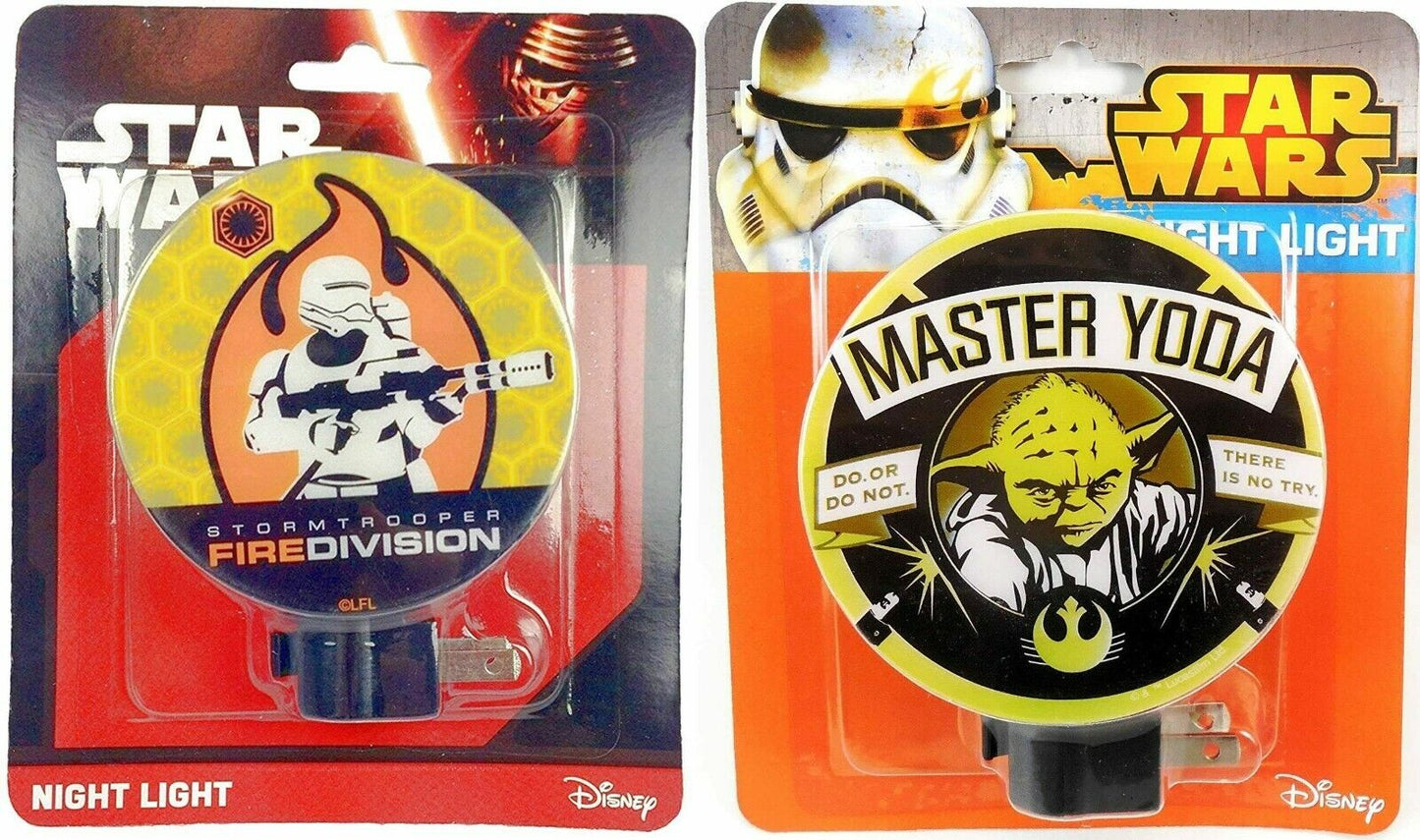 Star Wars Yoda & Fire Division - Night Light by Disney (Set of 2)