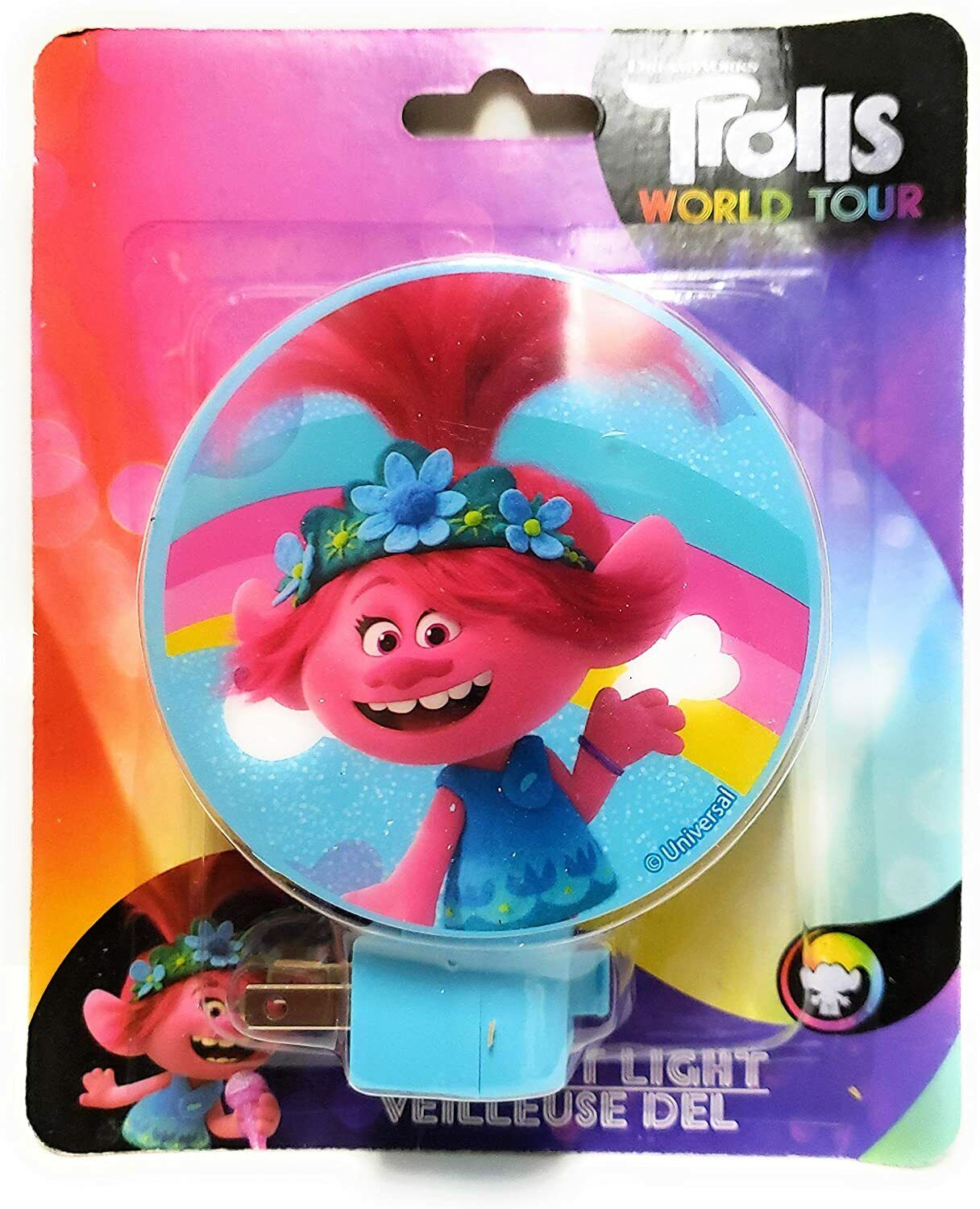 Trolls World Tour Poppy LED Rotary Night Light