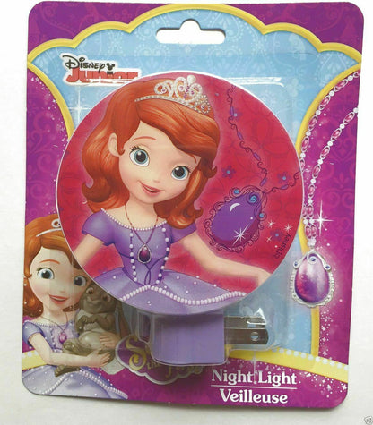 Disney Junior Princess Sofia the First Night Light Variety (Pink) + (Light Blue)