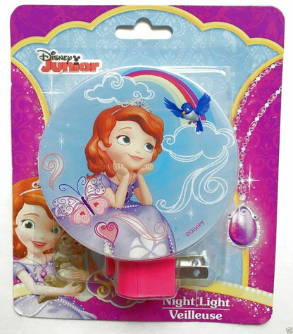 Disney Junior Princess Sofia the First Night Light Variety (Pink) + (Light Blue)