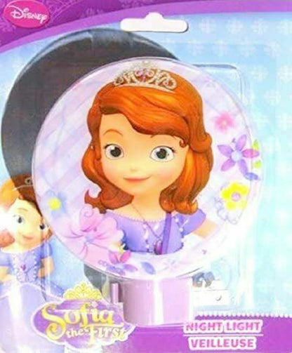 Disney Sofia the First Pink Shade and Purple Base Night Light (Set of 2)