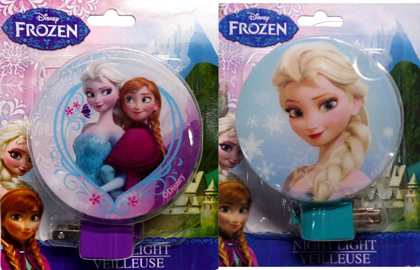 Disney Frozen - Children Night Light (Set of 2)