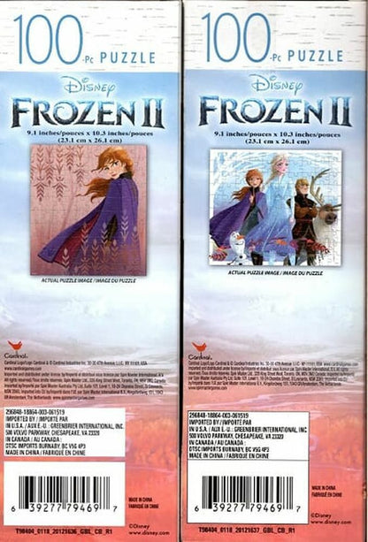 Disney Frozen 2 - 100 Pieces Jigsaw Puzzle (Set of 2)