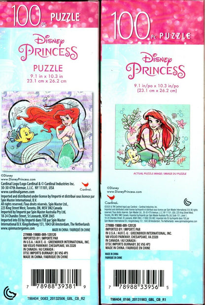 Disney Princess - 100 Pieces Jigsaw Puzzle v3 (Set of 2)